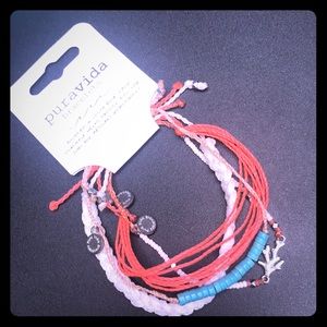 Puravida bracelet set! 🌴🐚🌊
